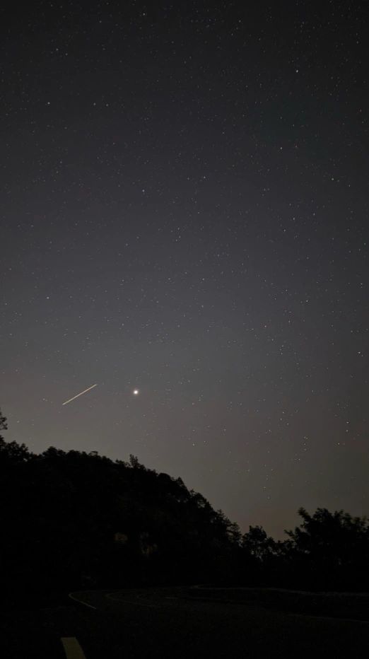 “Shooting Star & Jupiter” Image by Chad Stinnett