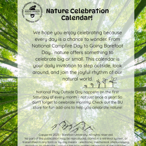 Barefoot Nature Celebration Calendar