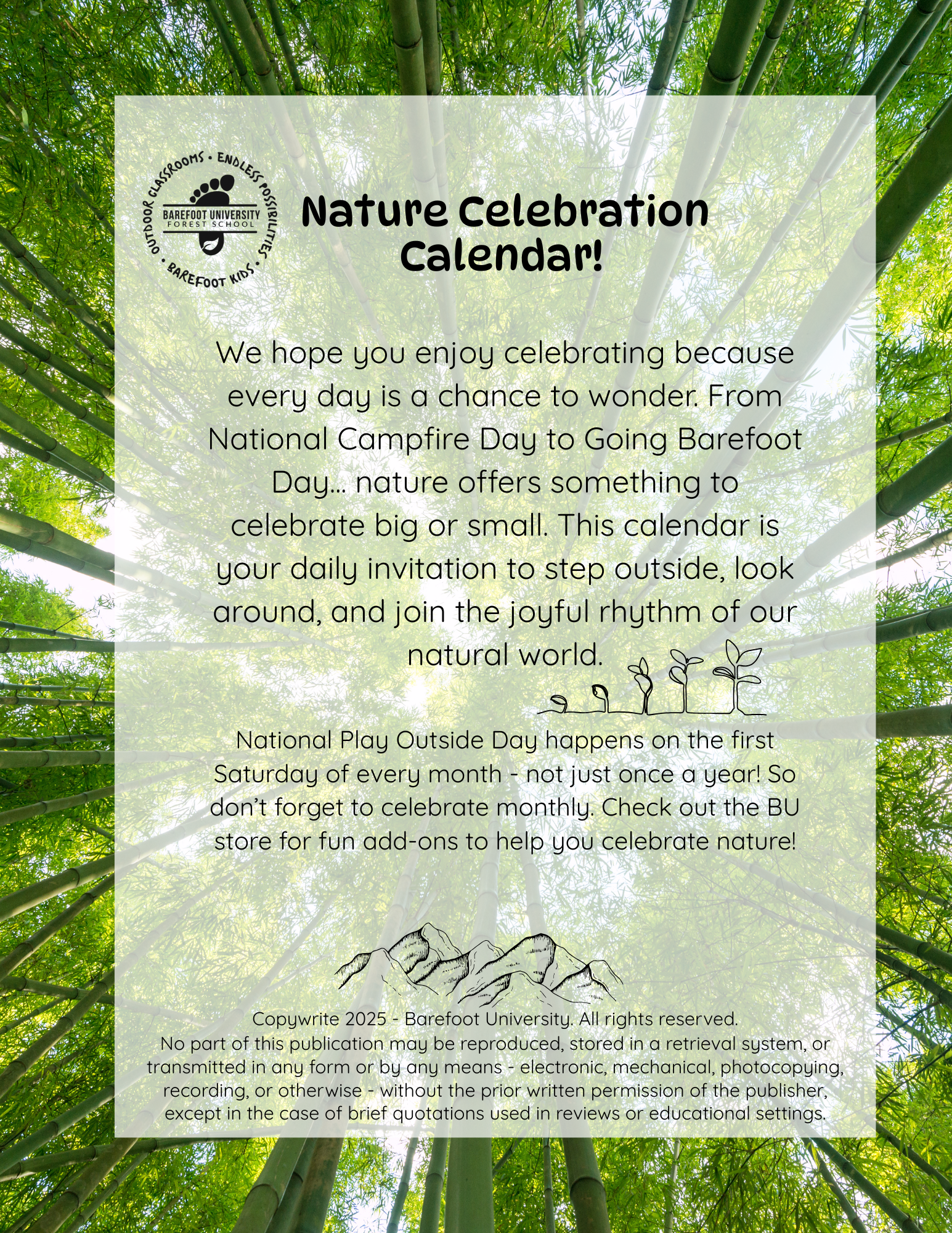 Featured image for “Barefoot Nature Celebration Calendar”