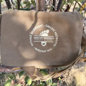 Barefoot University Canvas Messenger Bag